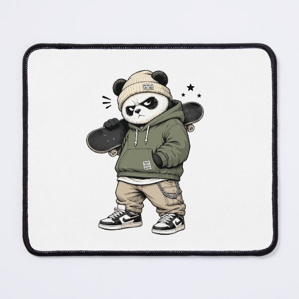Item preview, Cool Skateboard Panda Streetwear Kawaii Animal designed and sold by Krincydigitalart.