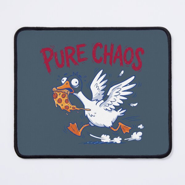 Item preview, Pure Chaos Pizza Thief Goose designed and sold by TatyanaArt.