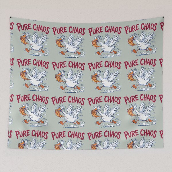 Item preview, Pure Chaos Pizza Thief Goose designed and sold by TatyanaArt.