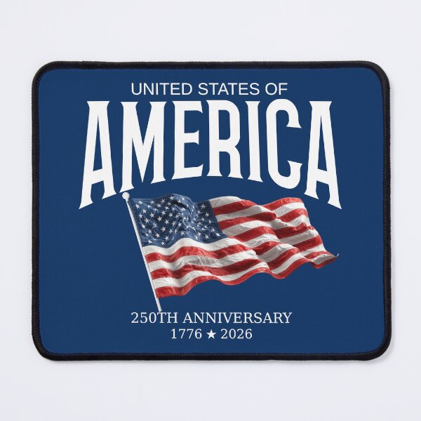 Item preview, United States of America 250th Anniversary Semiquincentennial Vintage Flag Design designed and sold by tarzbol.