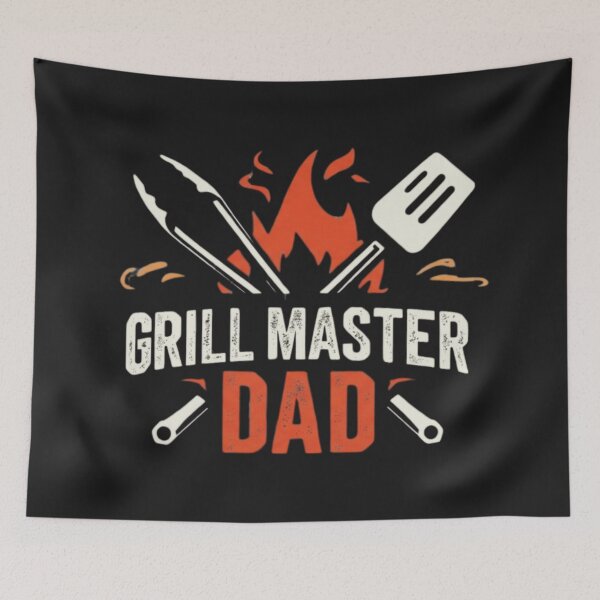 Item preview, Grill Master Dad BBQ King Tools designed and sold by MarselArt.
