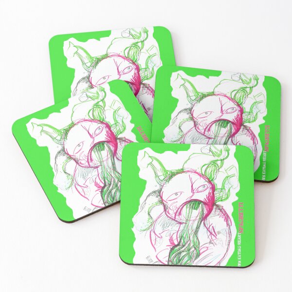 Item preview, Clown Eating Heart Spaghetti - Fauve (Original Painting by ACCI) designed and sold by VanyssaGraphics.