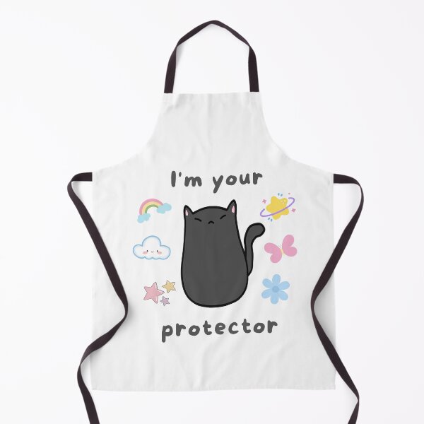 Item preview, Kawaii Black Cat Protector | Cat Lover Graphic Design designed and sold by dgtlbyglor.