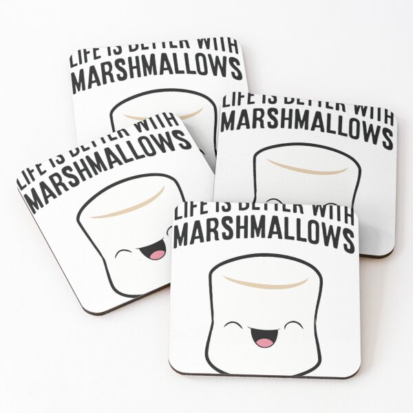 Item preview, Life Is Better With Marshmallows - Cute Kawaii Food Lover Gift designed and sold by haitrieuic96.