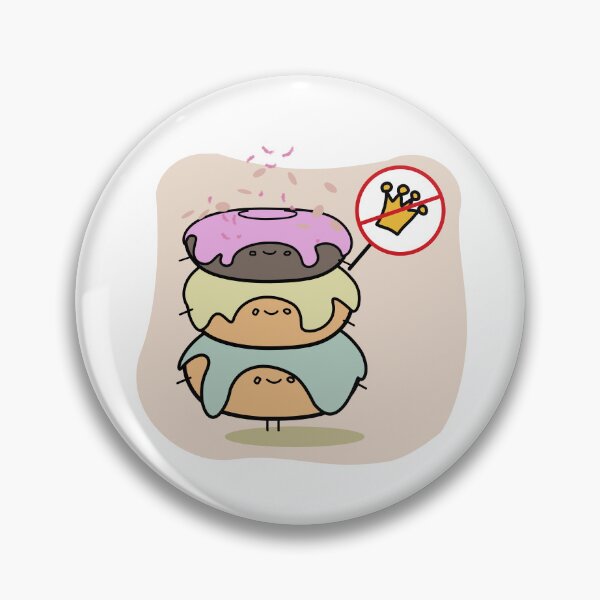 Item preview, Cute Kawaii Donut 2028 Anti King Funny Election designed and sold by JOCSTOCK.