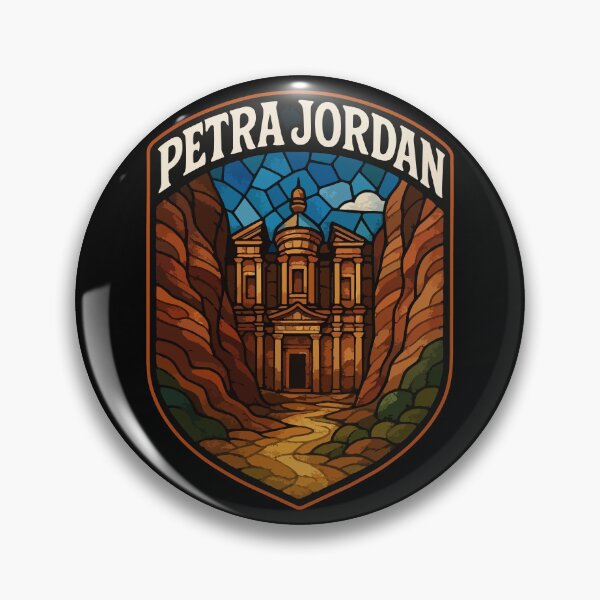 Item preview, Petra Jordan Stained Glass Travel designed and sold by TomFrontierArt.