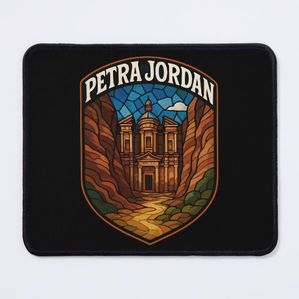 Item preview, Petra Jordan Stained Glass Travel designed and sold by TomFrontierArt.