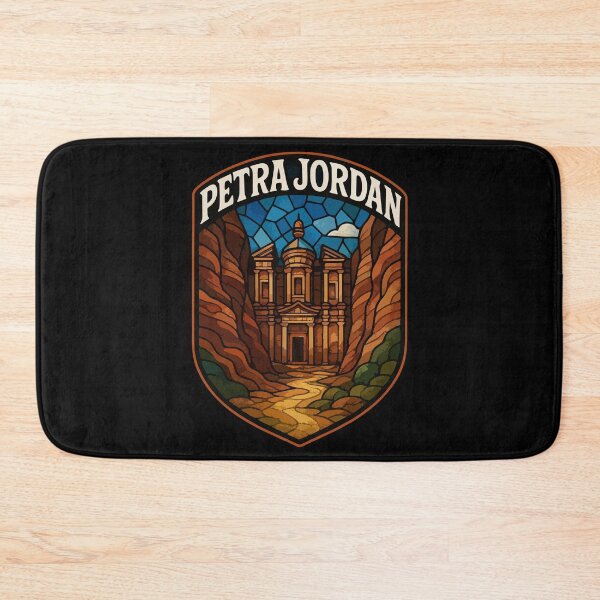 Item preview, Petra Jordan Stained Glass Travel designed and sold by TomFrontierArt.