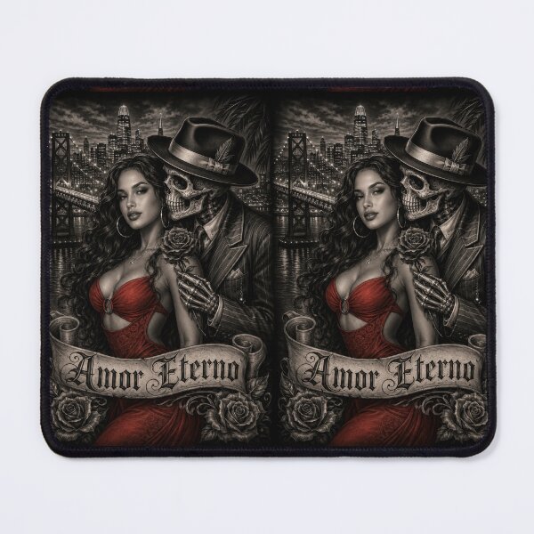 Item preview, Amor Eterno Midnight Lovers Till Death Rode Beside Us designed and sold by DyfunctionalTee.