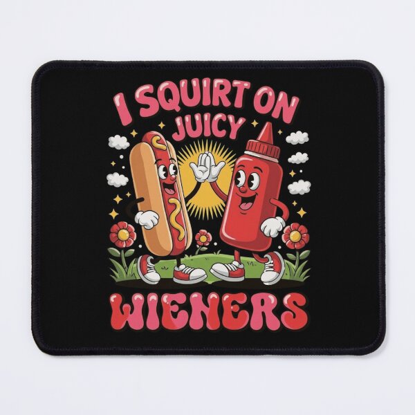 Item preview, I Squirt On Juicy Wieners Funny Retro Hot Dog BBQ Humor designed and sold by haitrieuic96.