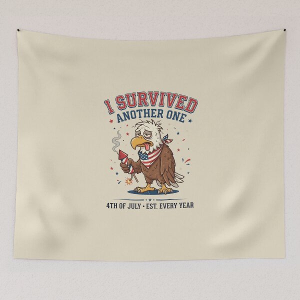 Item preview, I Survived Another One 4th of July designed and sold by dudelinart.