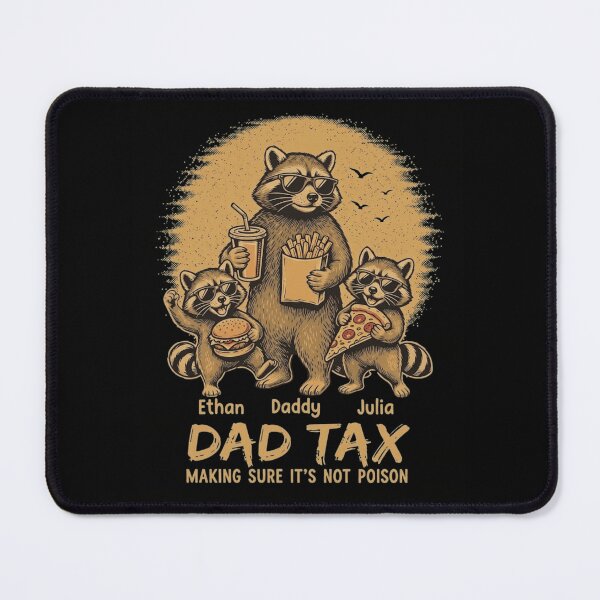 Item preview, Funny Dad Tax Raccoon - Making Sure It's Not Poison Father's Day Gift designed and sold by haitrieuic96.