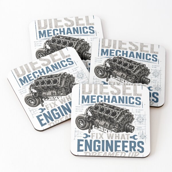Item preview, Diesel Mechanics Fix What Engineers Dreamed Up | Engineer Joke | Mechanic Humor designed and sold by Serigraphy.