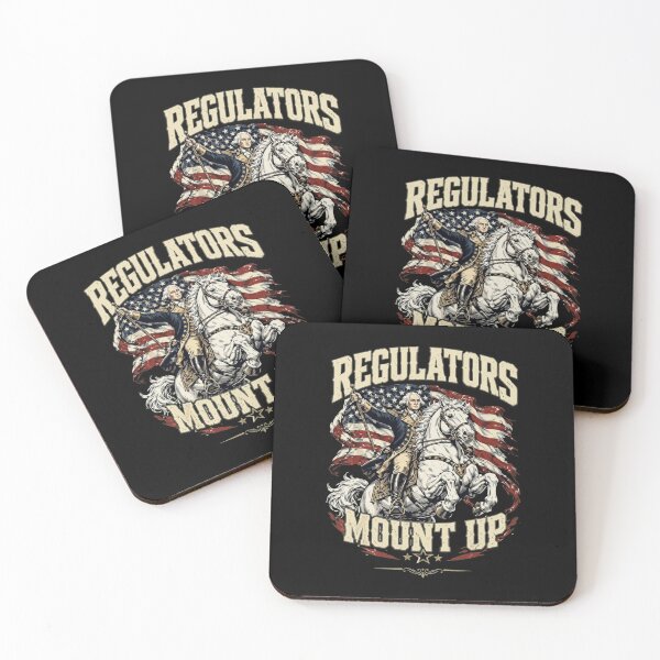 Item preview, George Washington Regulators Mount Up Funny Patriotic American Flag designed and sold by haitrieuic96.