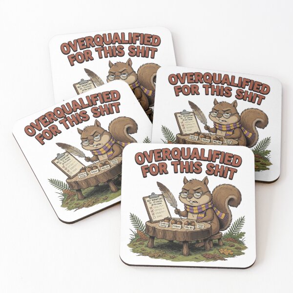 Item preview, Overqualified squirrel designed and sold by design-rebell.