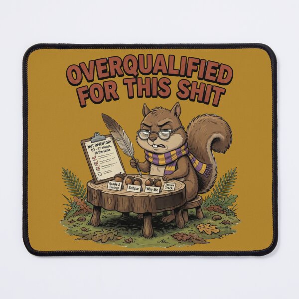 Item preview, Overqualified squirrel designed and sold by design-rebell.