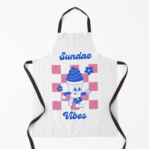 Item preview, Sundae Vibes Retro Ice Cream Mascot Vintage Dessert Design designed and sold by shopfindingbeni.