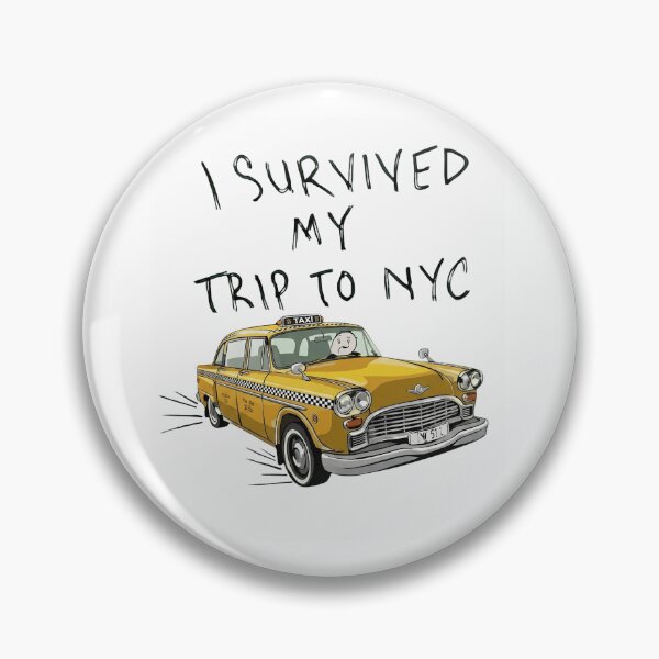 Item preview, Funny I Survived My Trip To NYC Yellow Taxi Retro Illustration designed and sold by haitrieuic96.