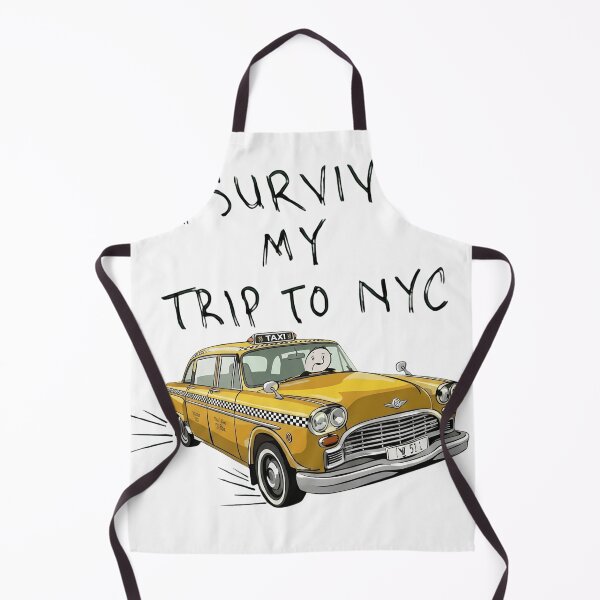 Item preview, Funny I Survived My Trip To NYC Yellow Taxi Retro Illustration designed and sold by haitrieuic96.
