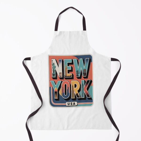 Item preview, New York Mid‑Century Pop Postcard Sticker – Bold Retro NYC Travel Art designed and sold by stickercuffs.