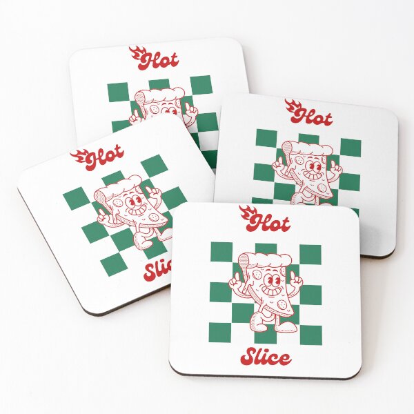 Item preview, Hot Slice Retro Pizza Mascot Vintage Pizzeria Design designed and sold by shopfindingbeni.