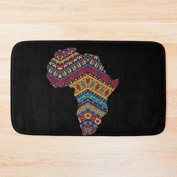 Item preview, Africa Map Colorful Ethnic Tribal Art — Afrocentric Heritage Pride Poster African Culture Gift  designed and sold by rebel-souly.