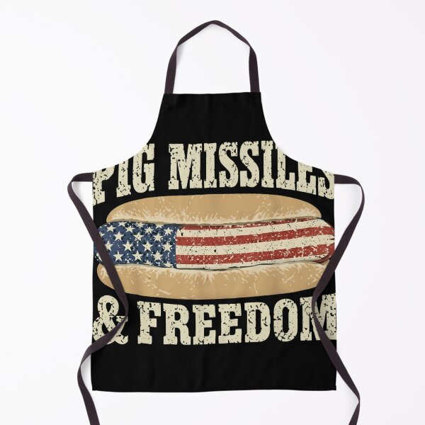 Item preview, Pig Missiles and Freedom American Flag Hot Dog Patriotic BBQ designed and sold by haitrieuic96.