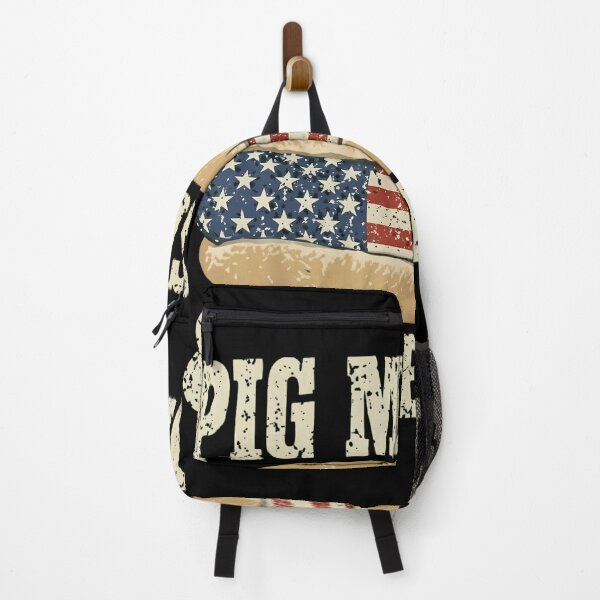 Item preview, Pig Missiles and Freedom American Flag Hot Dog Patriotic BBQ designed and sold by haitrieuic96.