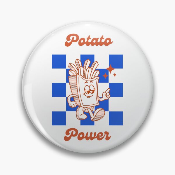 Item preview, Potato Power Retro French Fries Mascot Vintage Fast Food Design designed and sold by shopfindingbeni.