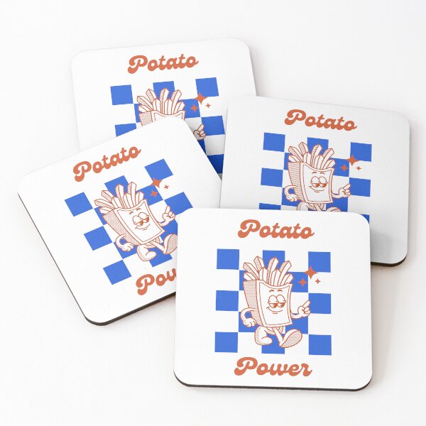Item preview, Potato Power Retro French Fries Mascot Vintage Fast Food Design designed and sold by shopfindingbeni.