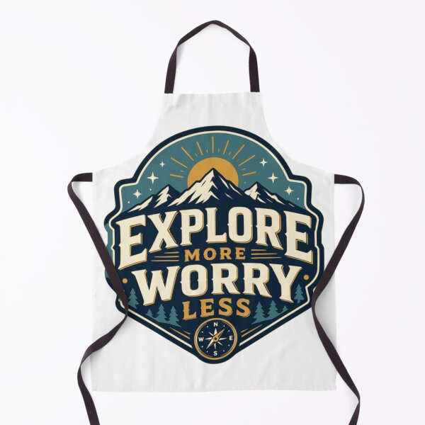 Item preview, Explore More Worry Less Vintage Travel Badge designed and sold by ArtsyExplorer.