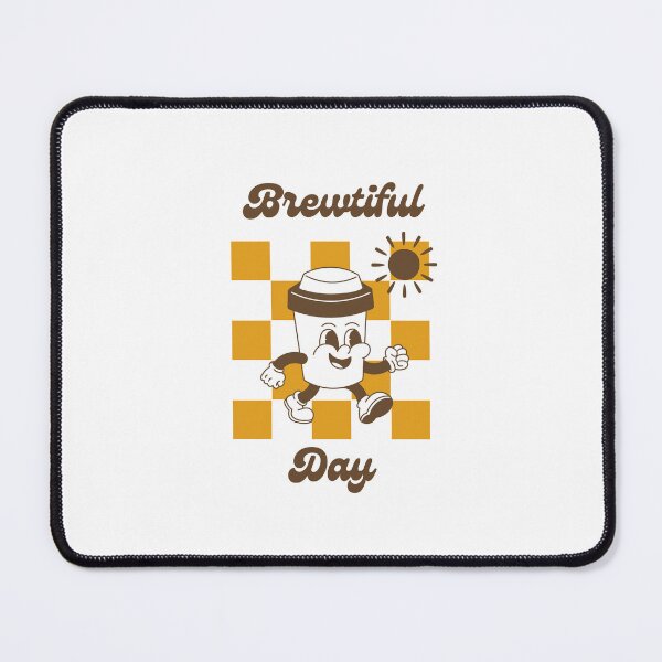 Item preview, Brewtiful Day Retro Coffee Mascot Vintage Café Design designed and sold by shopfindingbeni.