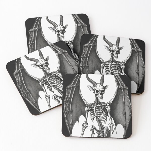 Item preview, Gothic Jersey Devil Skeleton Illustration Shirt designed and sold by Vrynko.