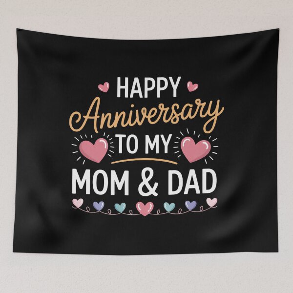Item preview, Happy Anniversary Mom and Dad Parents' Day Squad designed and sold by sailorjessiArt.