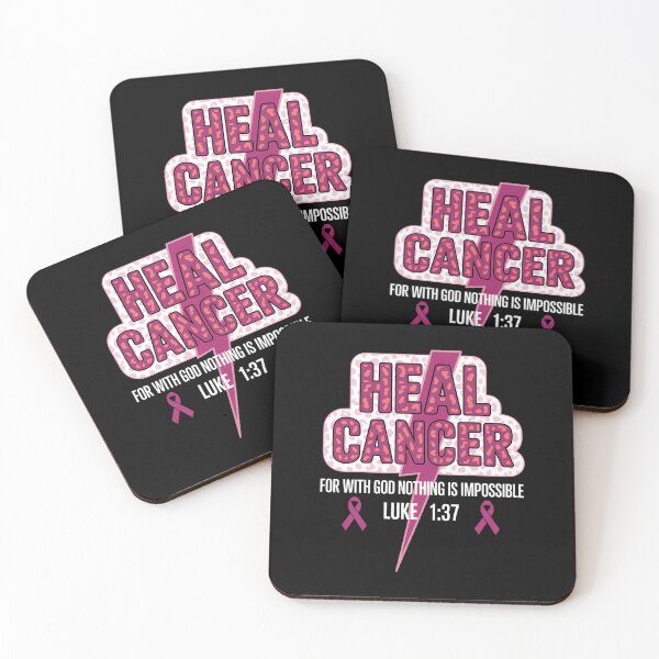 Item preview, Heal Cancer Believe God Christian Breast Cancer Awareness designed and sold by sailorjessiArt.
