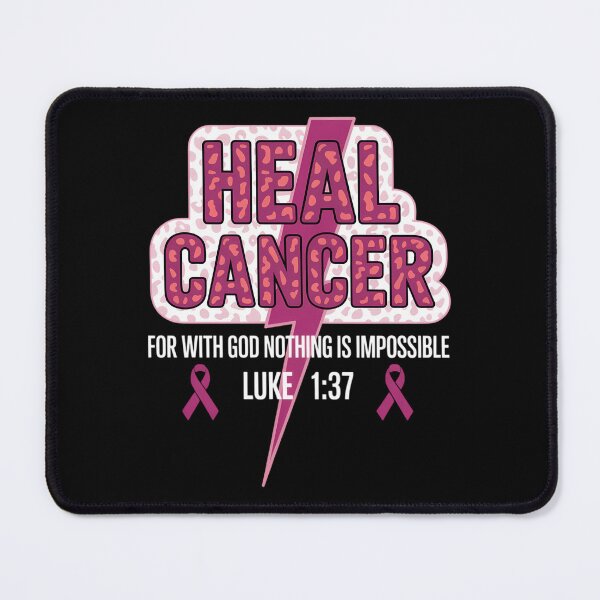 Item preview, Heal Cancer Believe God Christian Breast Cancer Awareness designed and sold by sailorjessiArt.