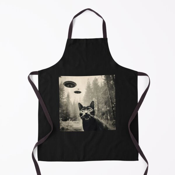 Item preview, Mens Cat Meme Alien Invasion Kitty Vintage Flying Saucer UFO designed and sold by Littermin.