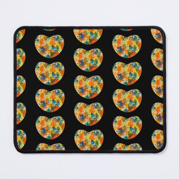 Item preview, "Bright Abstract Explosion of Color" in the Shape of a Heart designed and sold by SarkisovaNune.