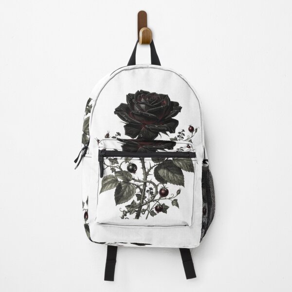 Item preview, Black Rose Gothic Botanical Art Print | Dark Floral Vintage Illustration | Moody Rose Dark Academia Wall Decor designed and sold by Panom Suavichien.