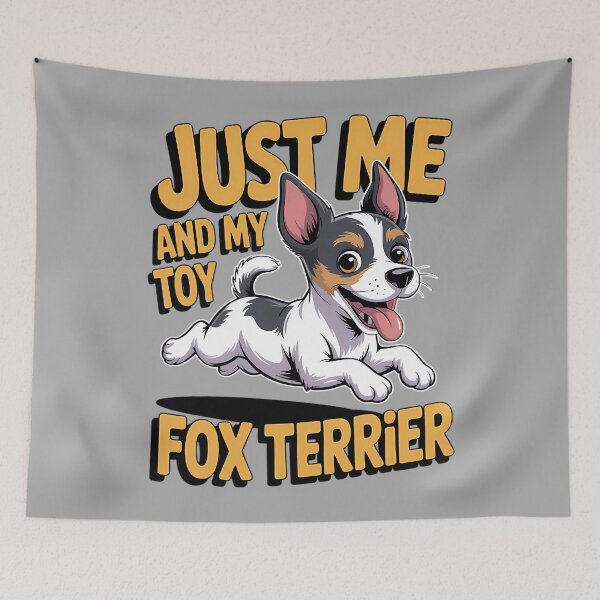 Item preview, Amertoy Pet Small Dog Breed Just me and my Toy Fox Terrier Pullover Hoodie designed and sold by KathieFaugh.