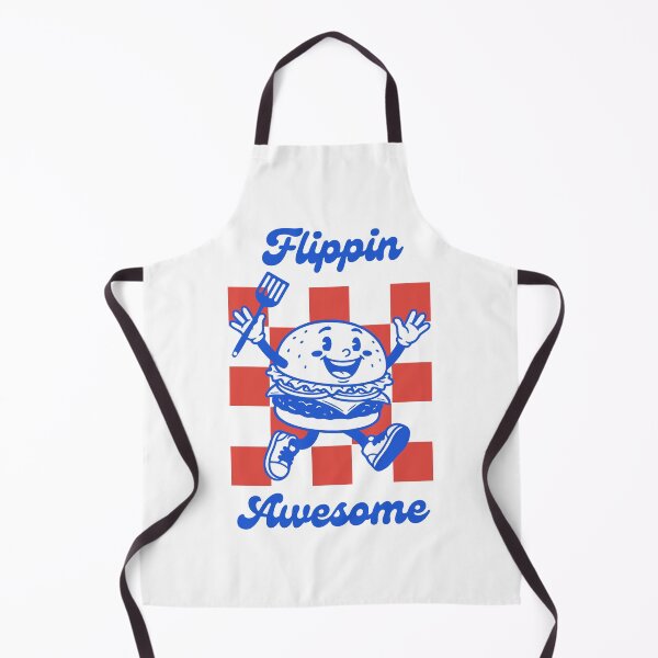 Item preview, Flippin' Awesome Retro Burger Mascot Vintage Fast Food Design designed and sold by shopfindingbeni.