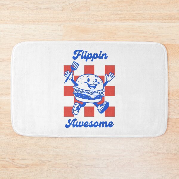 Item preview, Flippin' Awesome Retro Burger Mascot Vintage Fast Food Design designed and sold by shopfindingbeni.