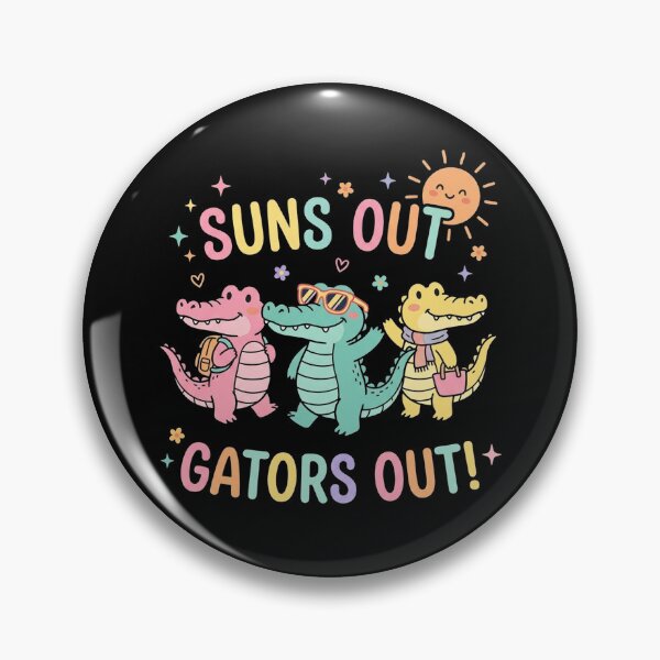 Item preview, Suns Out Gatos Out Summer Break Gator Memes Slag Funny designed and sold by Yellowriversss.