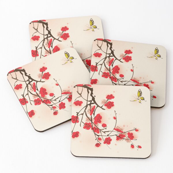 Item preview, Oriental Plum Blossoms in Bloom - 010 designed and sold by OriArtiste.