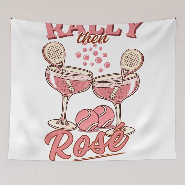 Item preview, Rally Then Rosé — Padel Friends Rosé Design designed and sold by AfterHoursSA.