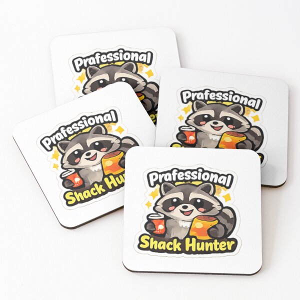 Item preview, Professional Snack Hunter Cute Raccoon Sticker designed and sold by Jyotisima8929.