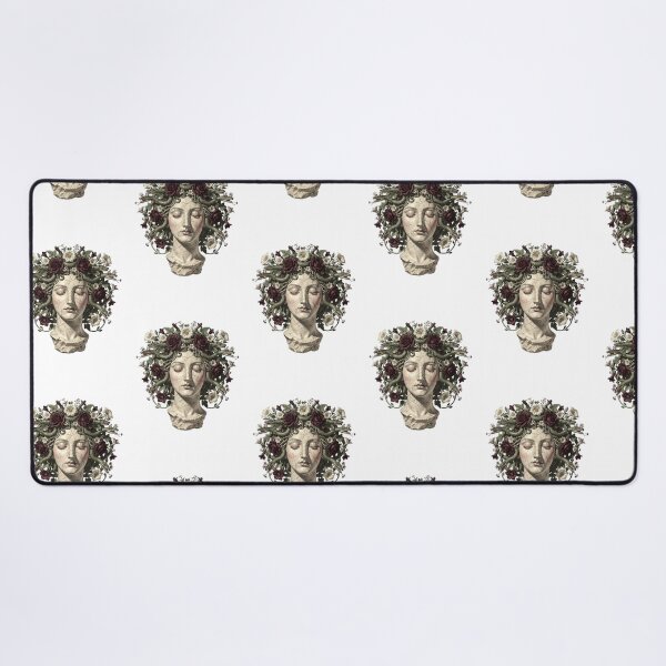 Item preview, Floral Medusa Vintage Art Print | Gothic Botanical Serpent Goddess | Greek Mythology Dark Feminine Wall Decor designed and sold by Panom Suavichien.