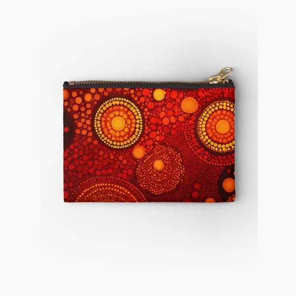 Item preview, Aboriginal Inspired Dot Art - Lava Circular Cells designed and sold by GrinGalore.