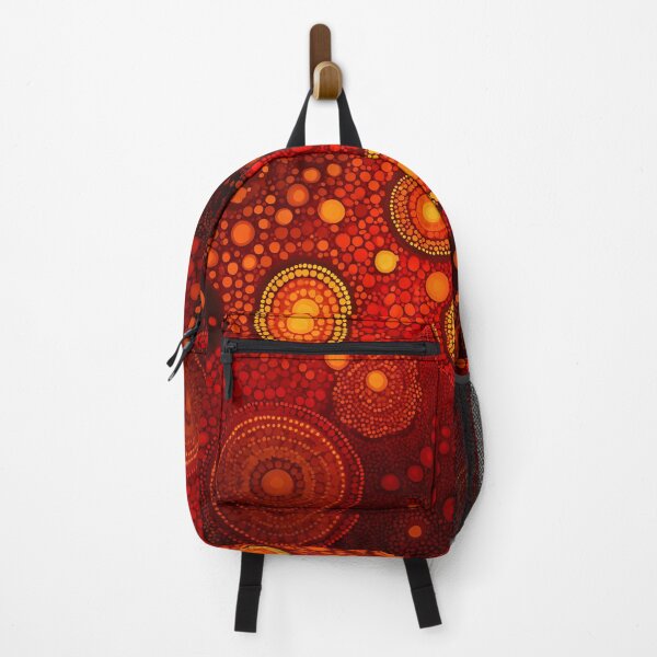 Item preview, Aboriginal Inspired Dot Art - Lava Circular Cells designed and sold by GrinGalore.