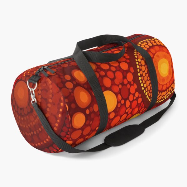 Item preview, Aboriginal Inspired Dot Art - Lava Circular Cells designed and sold by GrinGalore.